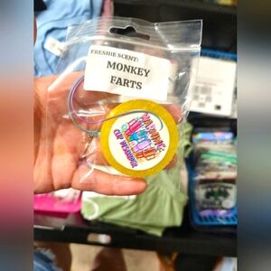 Small Hanging Car Freshie -Monkey Farts